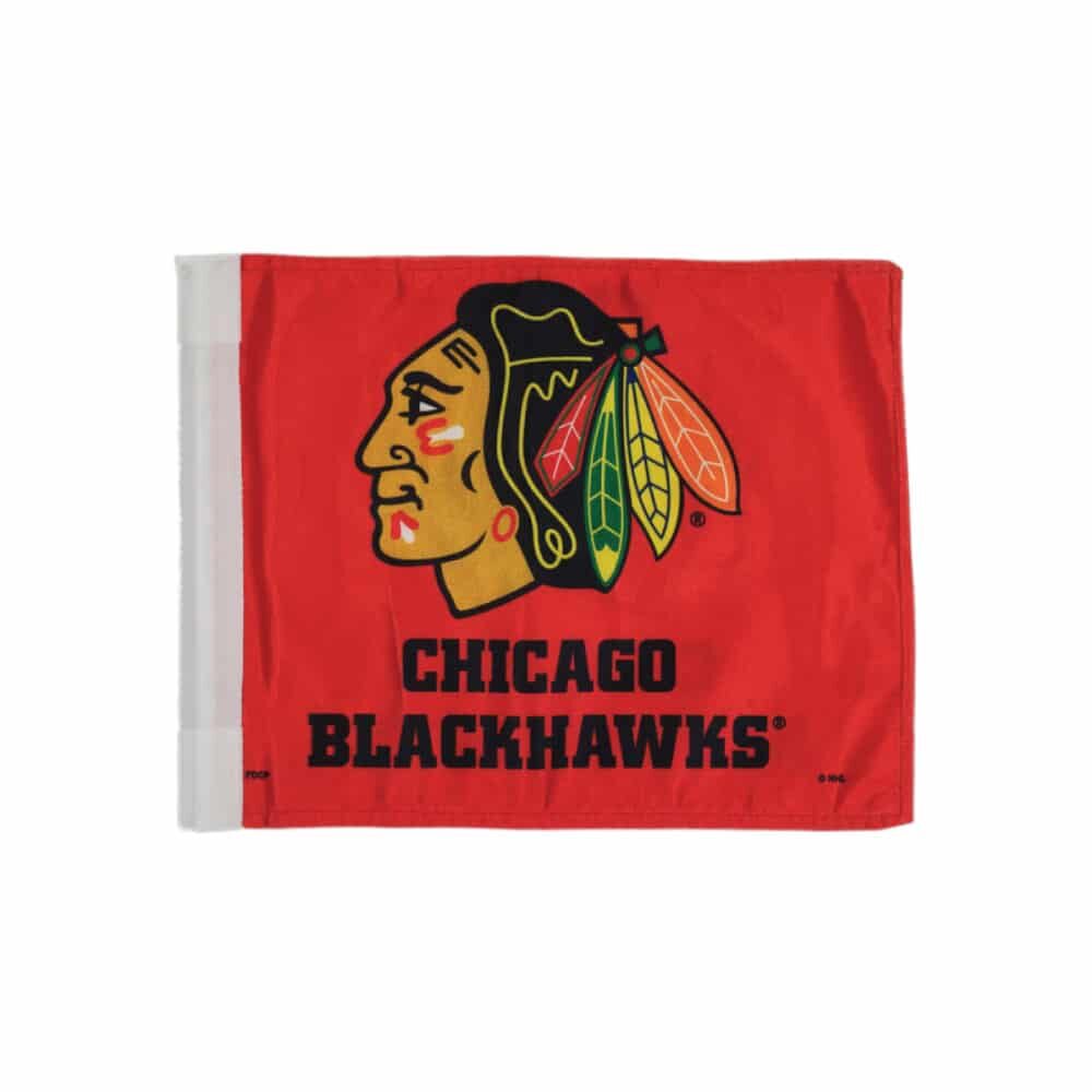 CHICAGO-BLACKHAWKS-CAR-FLAG