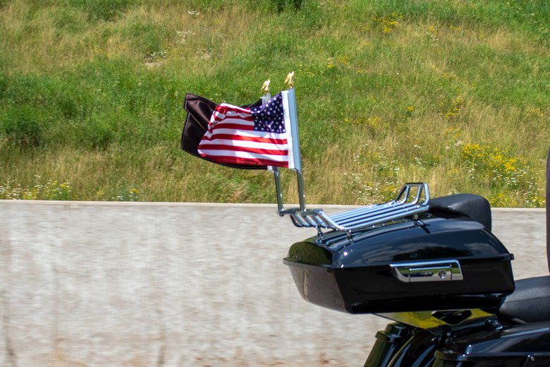X50 flag mounts motorcycle flag kit harley tour pak
