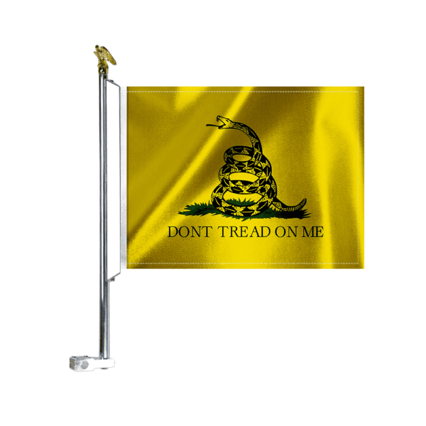 Motorcycle Flag Mount With 11.5x15" Gadsden Flag