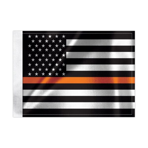 Orange line America flag