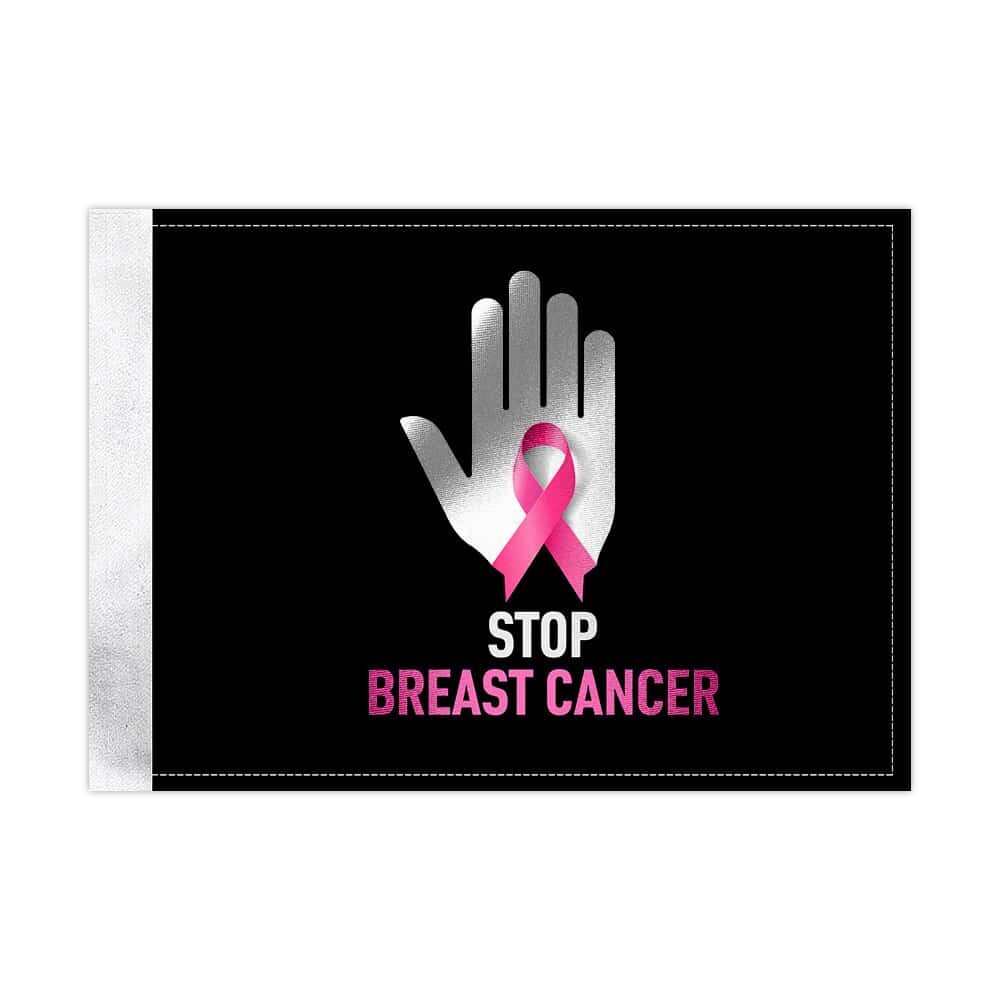 Stop Breast Cancer flag