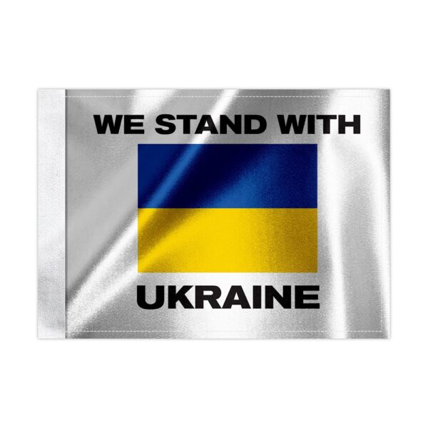 Stand With Ukraine Flag For Cars, Trucks, Motorcycles Exclusive to X50 Flag Mounts